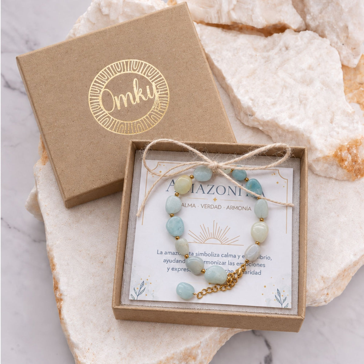 Pulsera Amazonita Tarjeta Significado