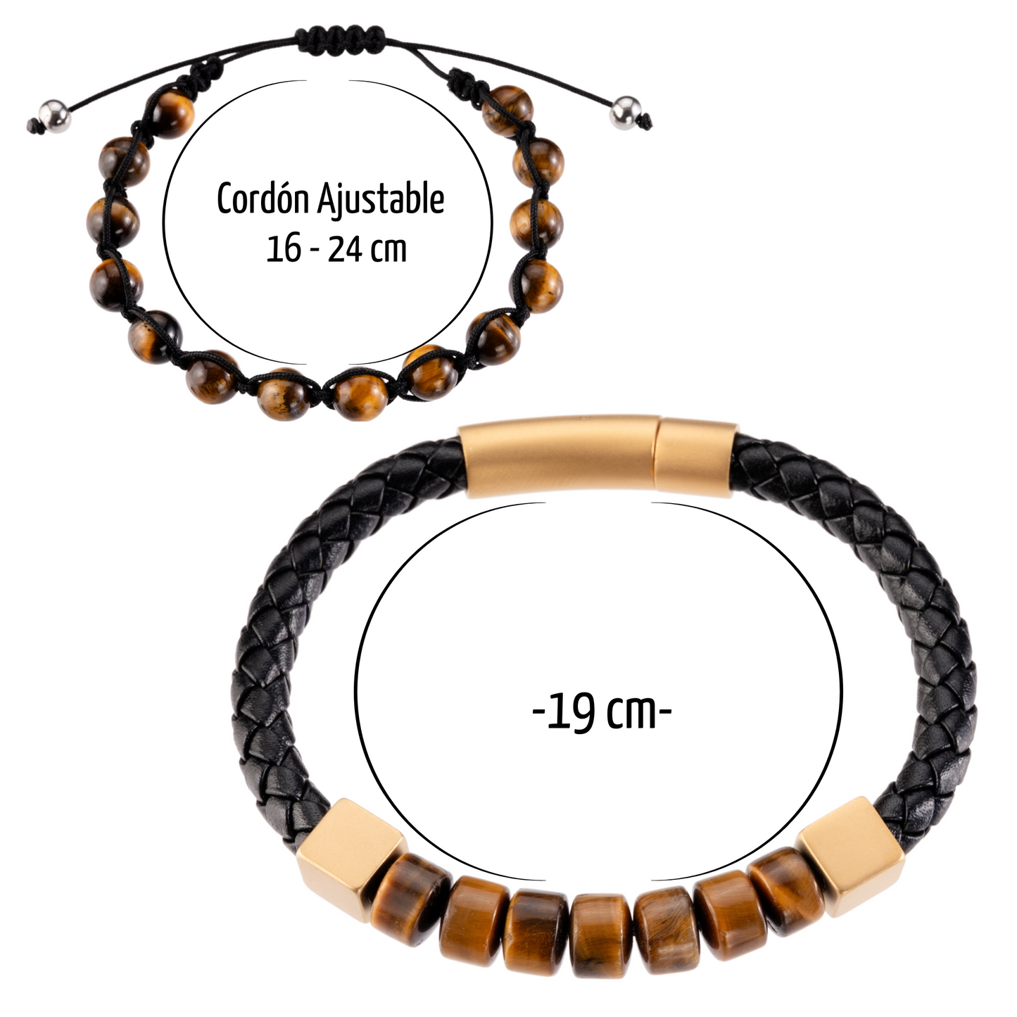 Set Pulseras | Ojo de Tigre