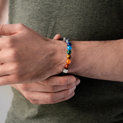 Pulsera 7 Chakras | Acero inoxidable cierre magnético