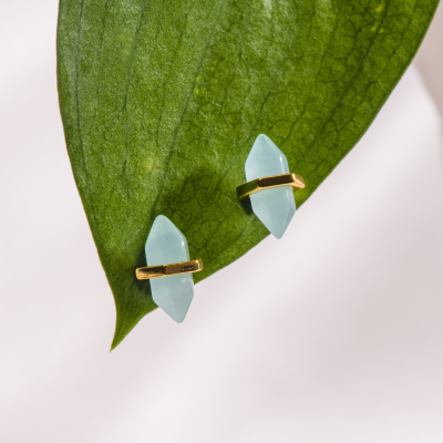 Aretes Amazonita