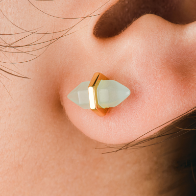 Aretes Amazonita