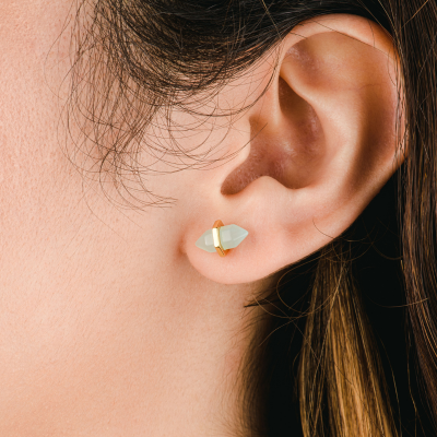 Aretes Amazonita