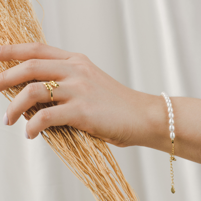 Pulsera Cadena/Perlas