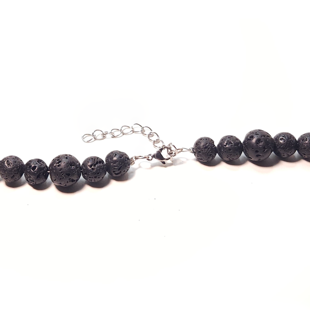Collar Piedra Volcánica