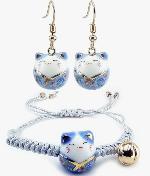 Set Maneki Neko Celeste