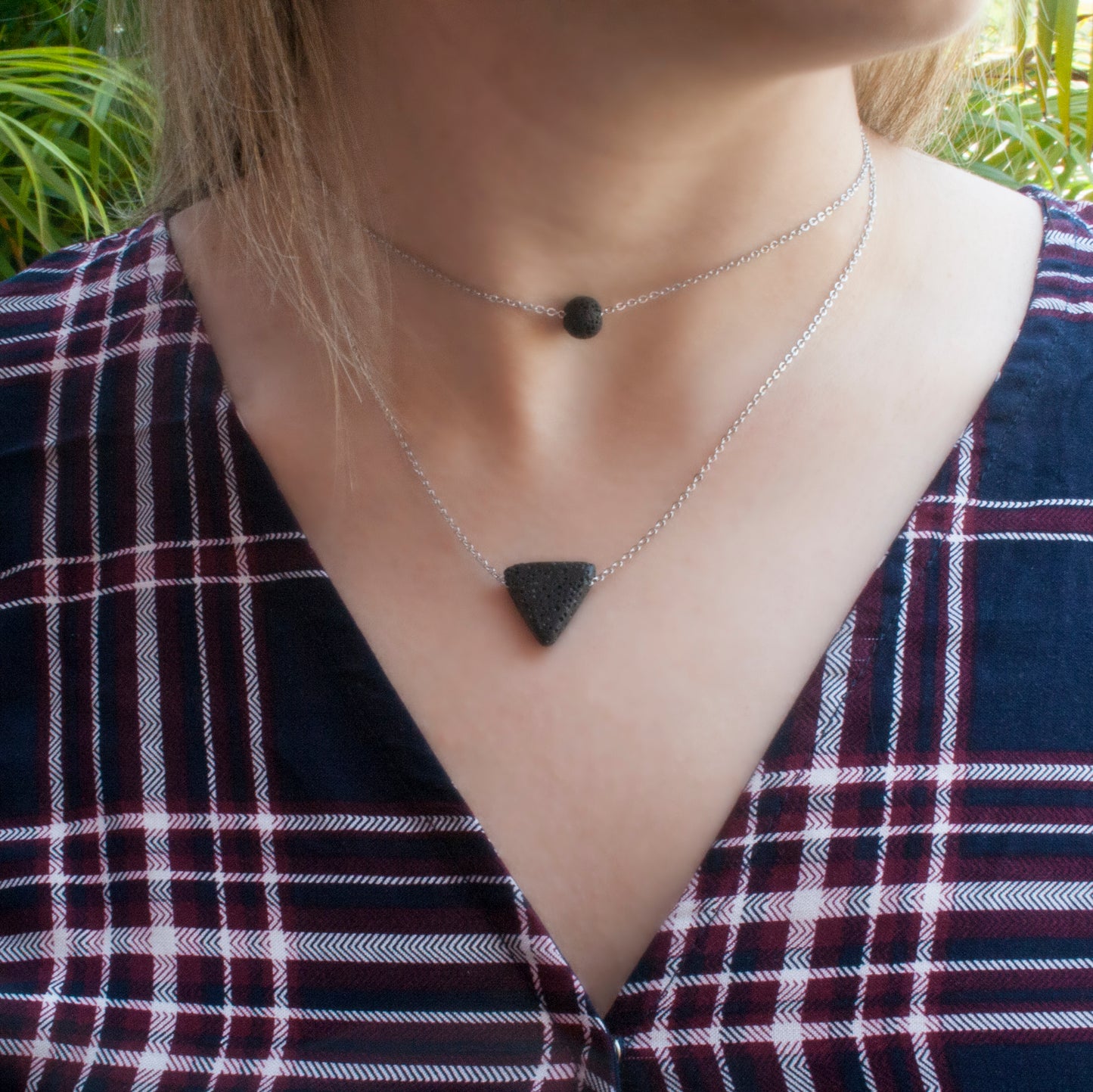 Collar choker Triángulo