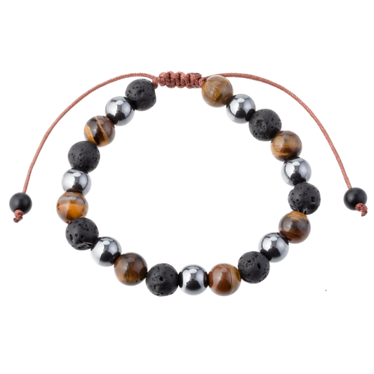 Piedra Volcánica Ojo de Tigre Hematita