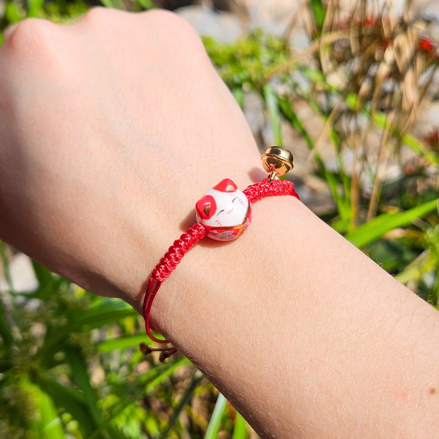 Set Maneki Neko Rojo