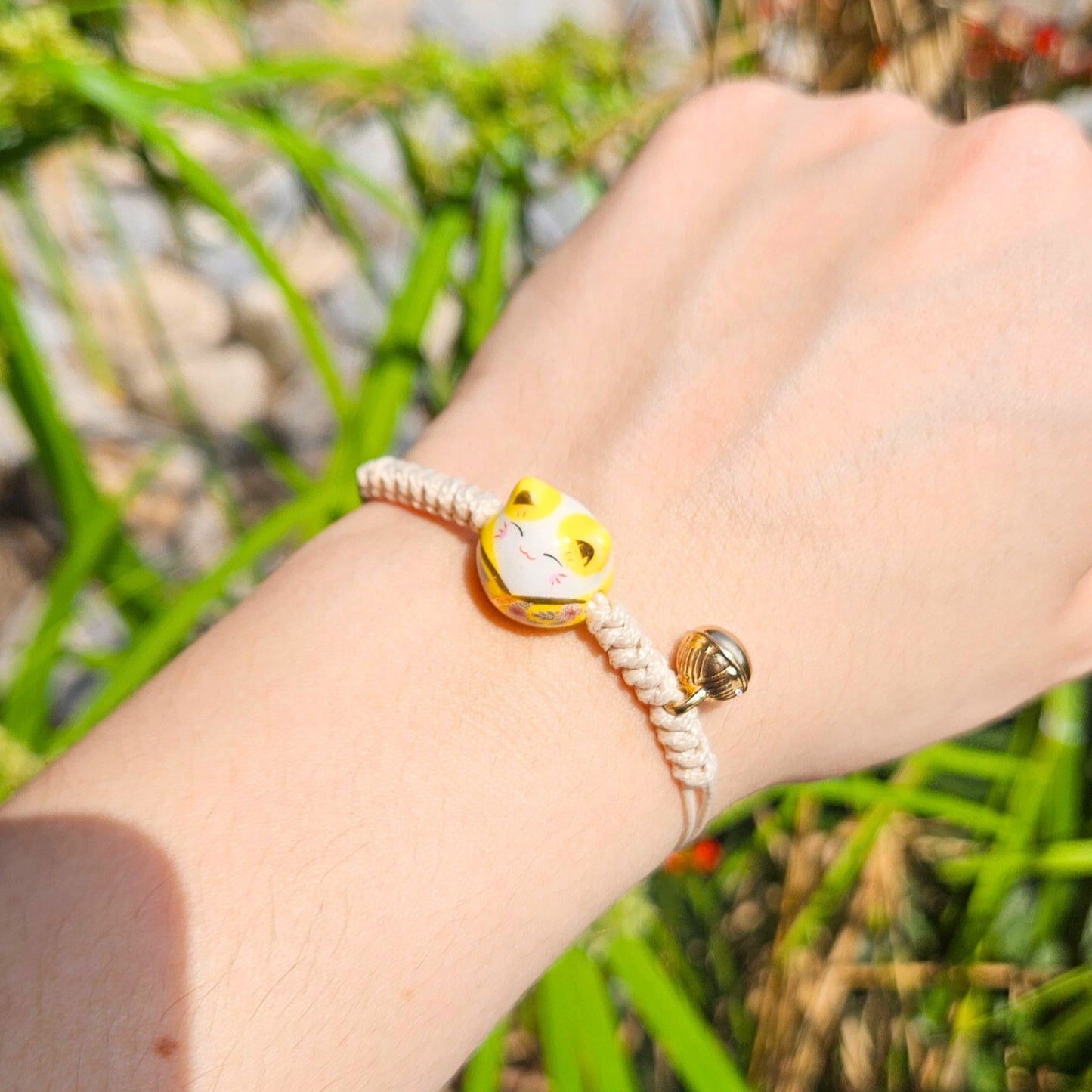 Set Maneki Neko Amarillo