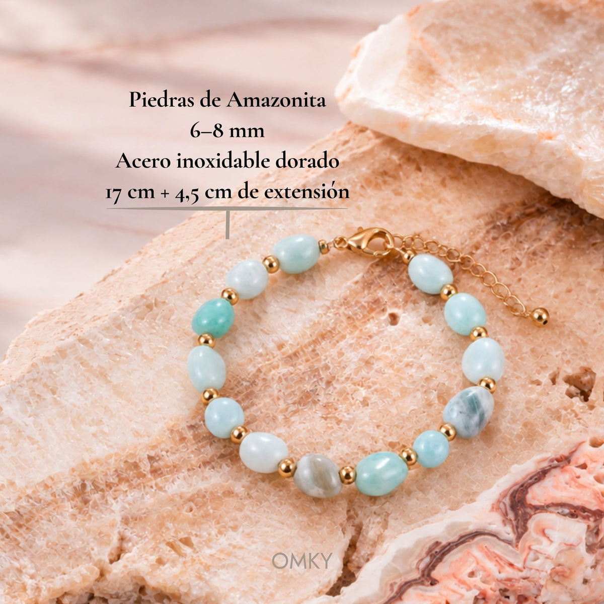 Pulsera Amazonita Tarjeta Significado