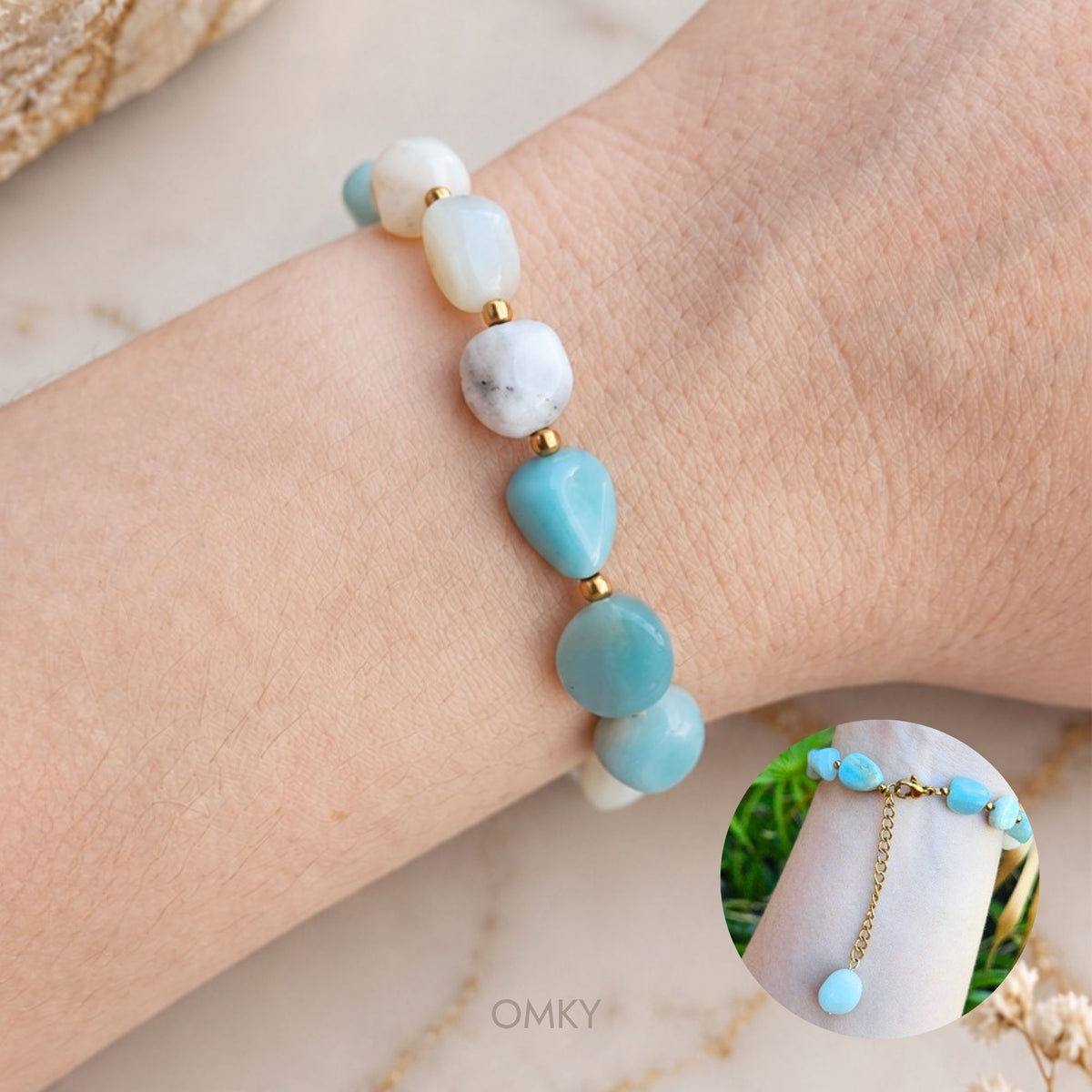Pulsera Amazonita Tarjeta Significado