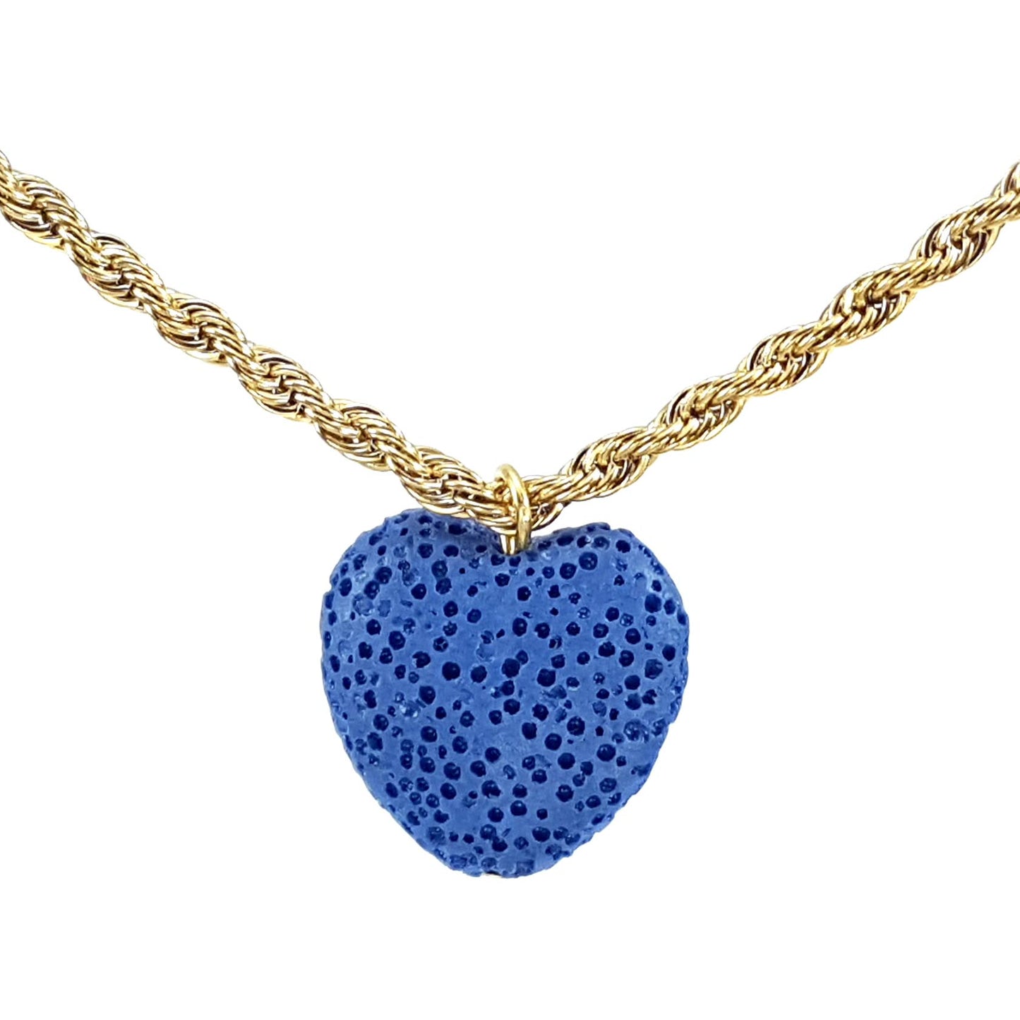 Collar Corazón Azul