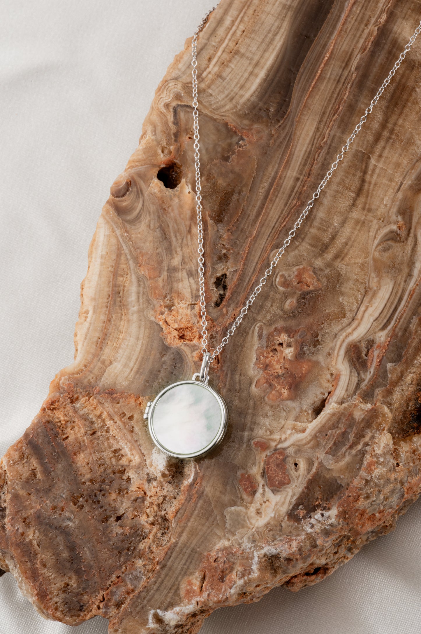 Collar Perla Madre Abalorio